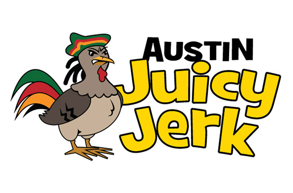 Austin Juicy Jerk Logo design