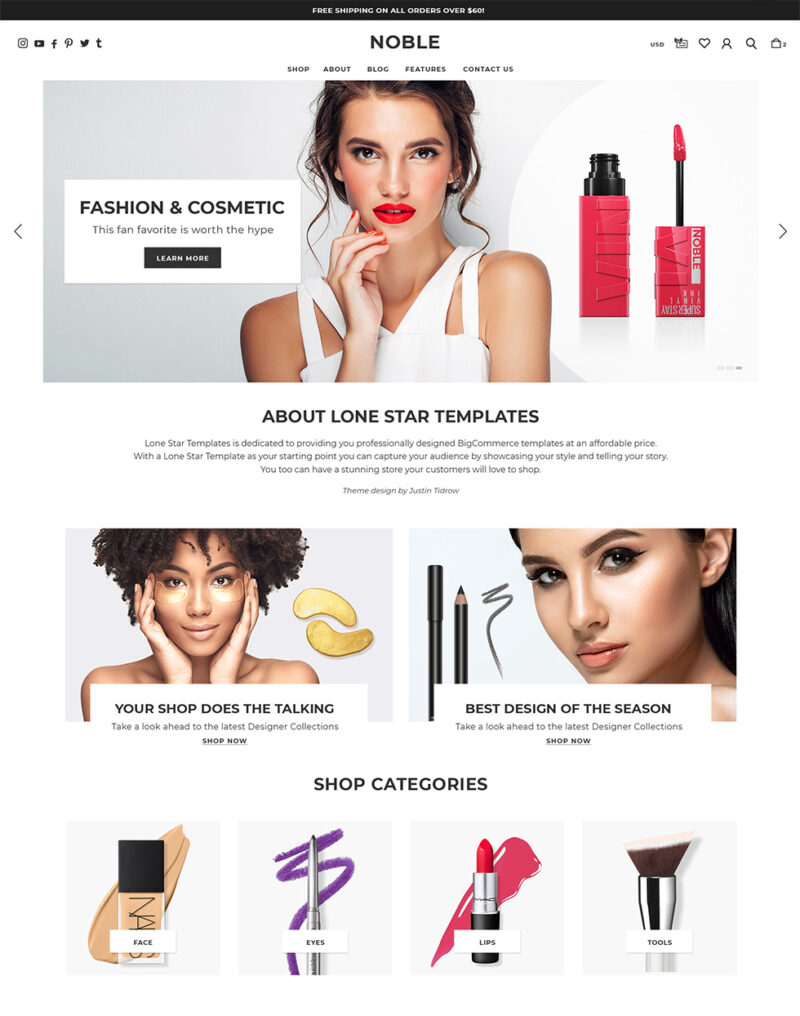 Noble Bold Theme