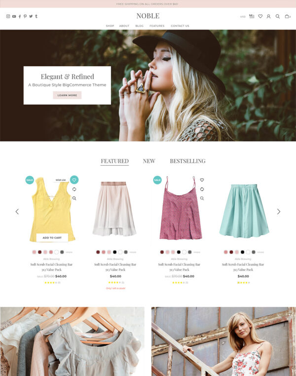 Noble Light Theme