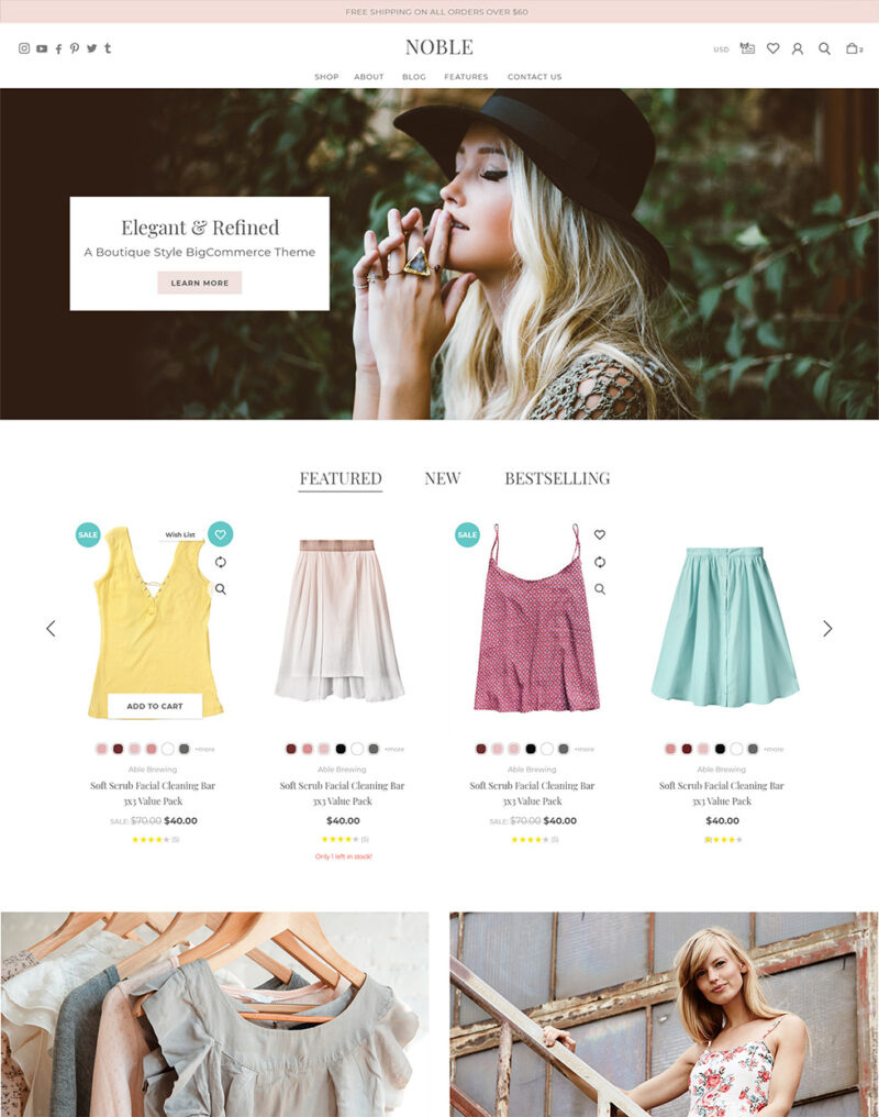 Noble Light Theme