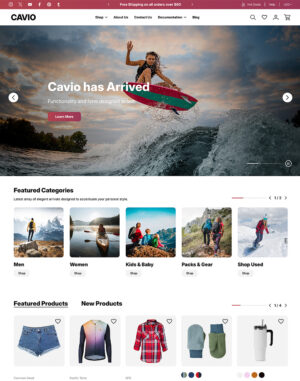 Cavio Active Theme